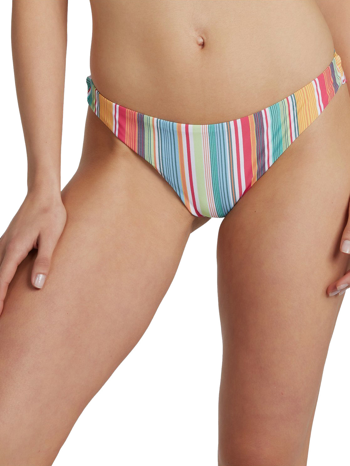 Roxy Mexi Stripe Mini Bikini Bottom WBB4 L