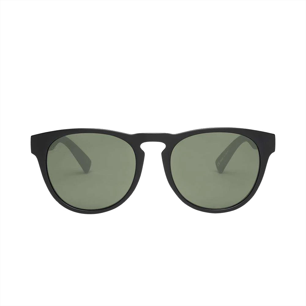 Electric Nashville XL Polarized Sunglasses Matte-Black Ohm-Grey Round