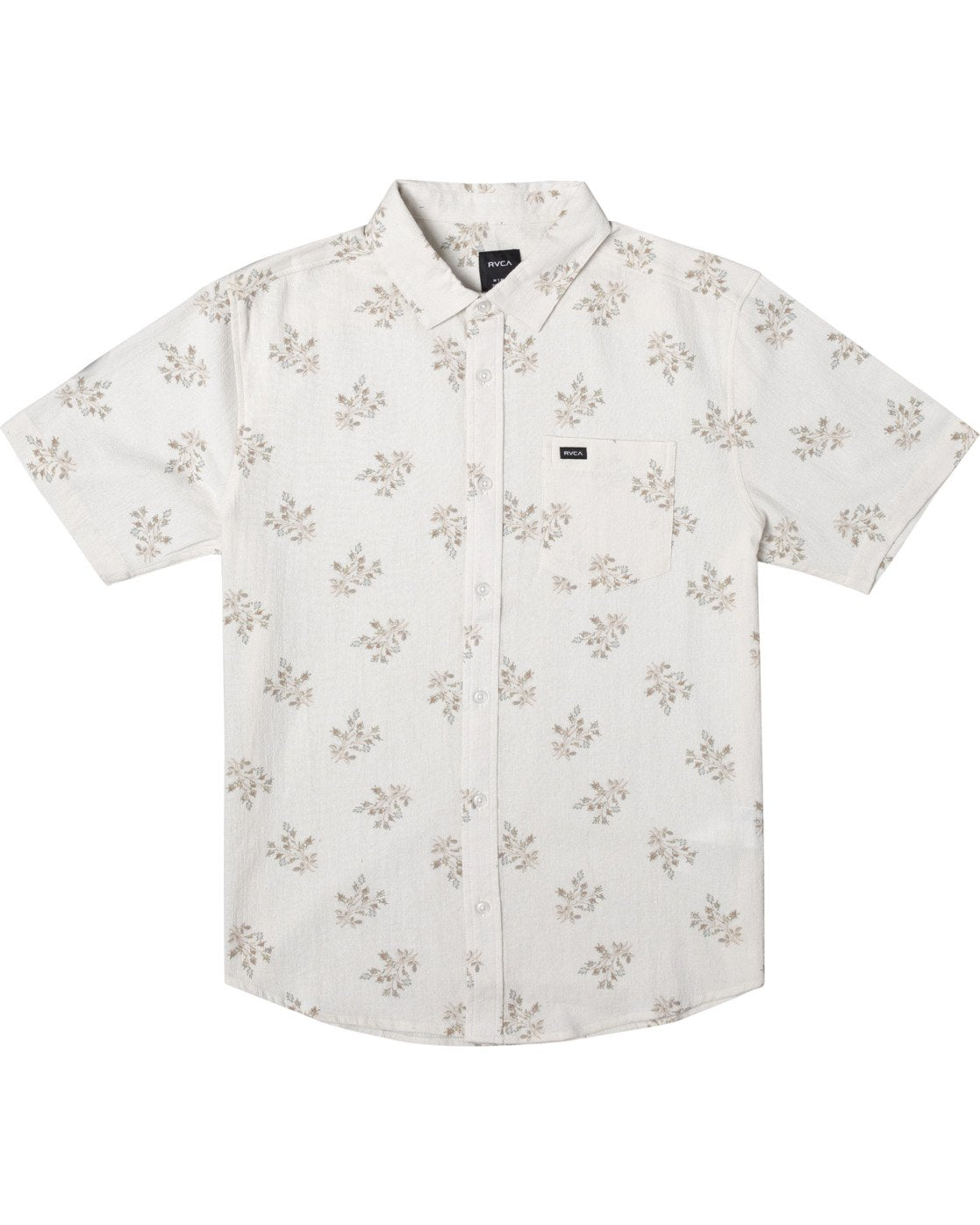 RVCA Prarie Floral SS Shirt NAT XL