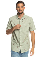 Quiksilver Mini Mark S/S Woven Top GFL6 L