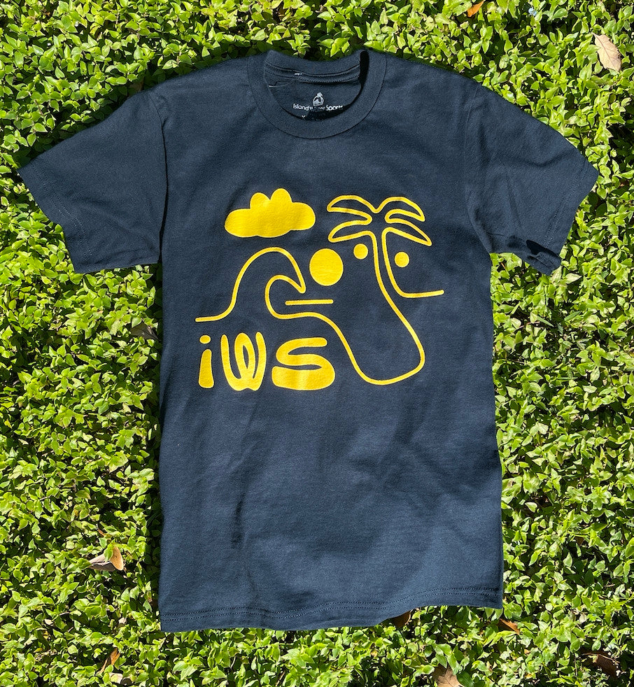 Island Water Sports Single Line SS Tee TrueNavy/Gold S