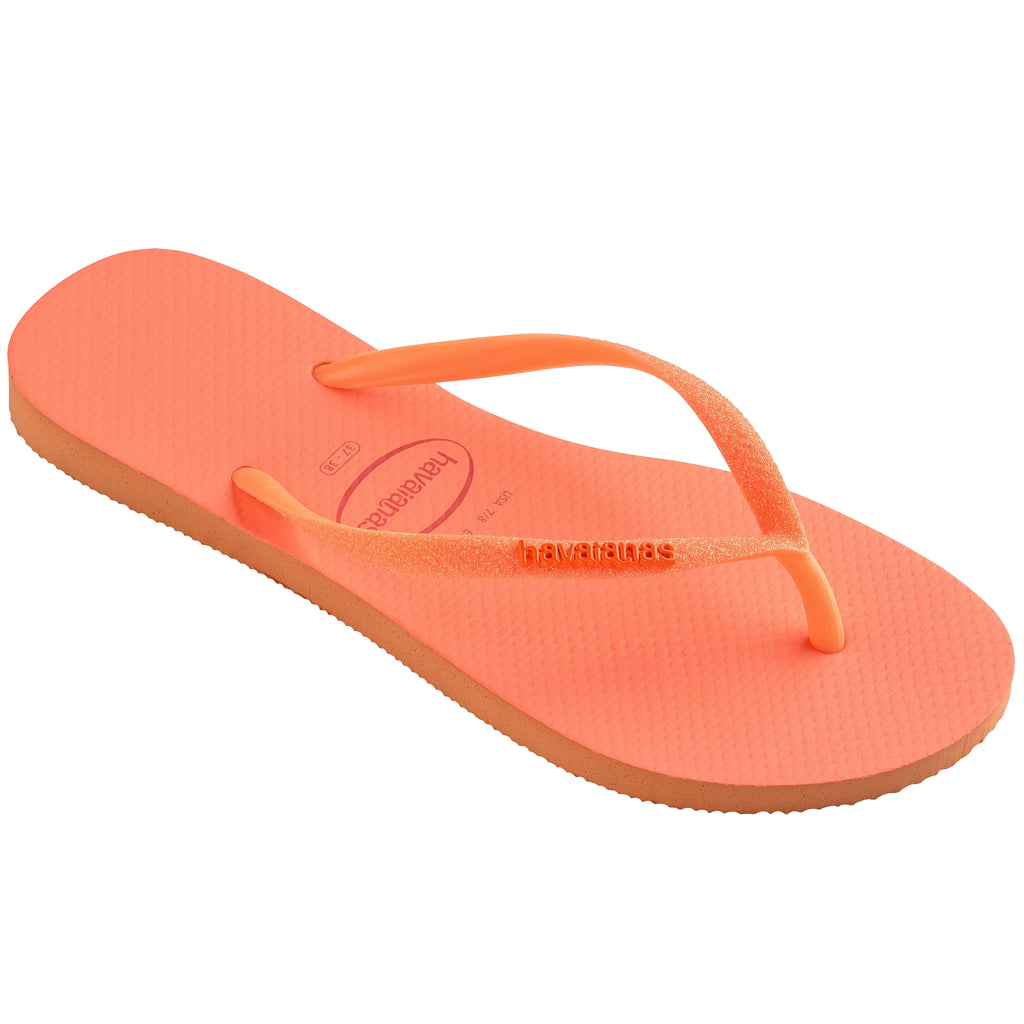 Havaianas Slim Glitter Neon Womens Sandal.
