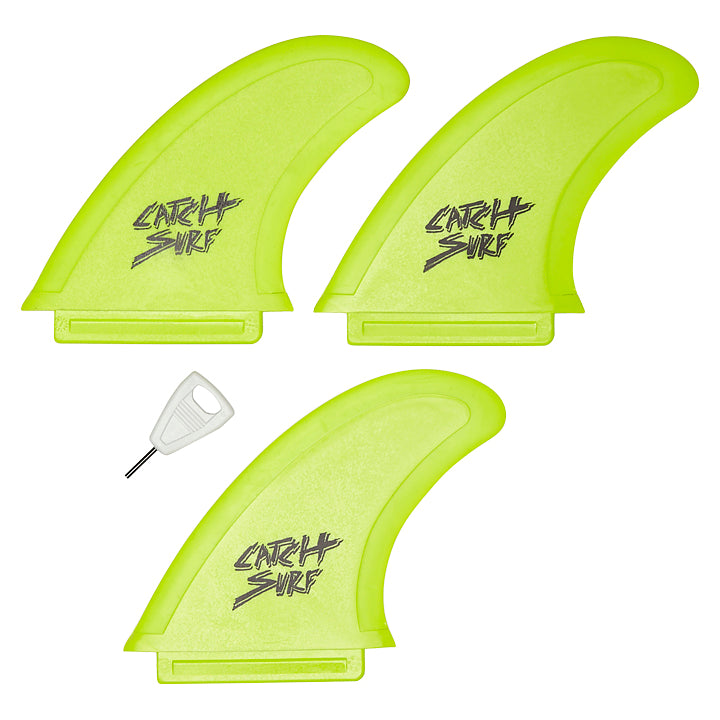 Catch Surf Hi-Performance Safety Edge Fins Tri-Fin Lime