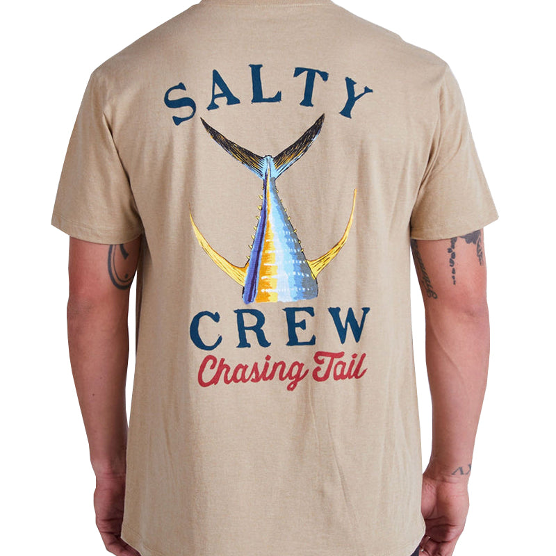 Salty Crew Tailed SS Tee  Khaki Heather S