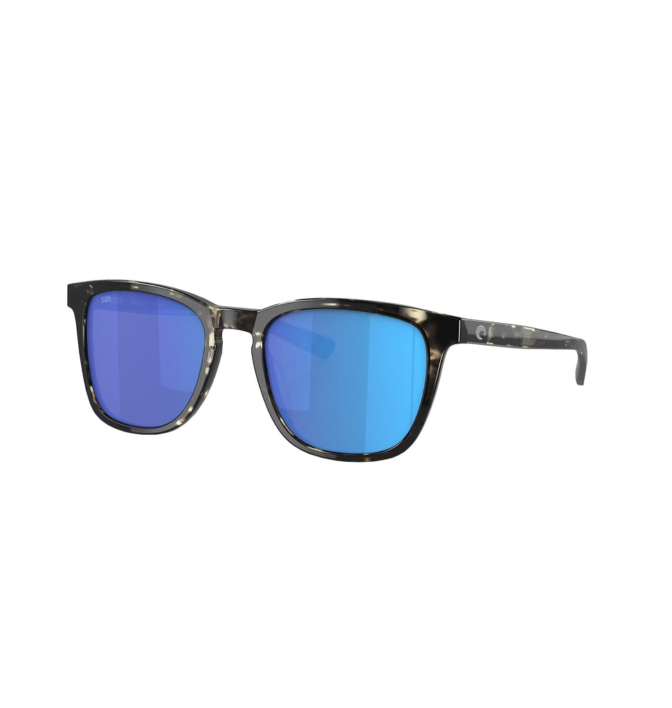 Costa Del Mar Sullivan Polarized Sunglasses ShinyBlackKelp BlueMirror 580G