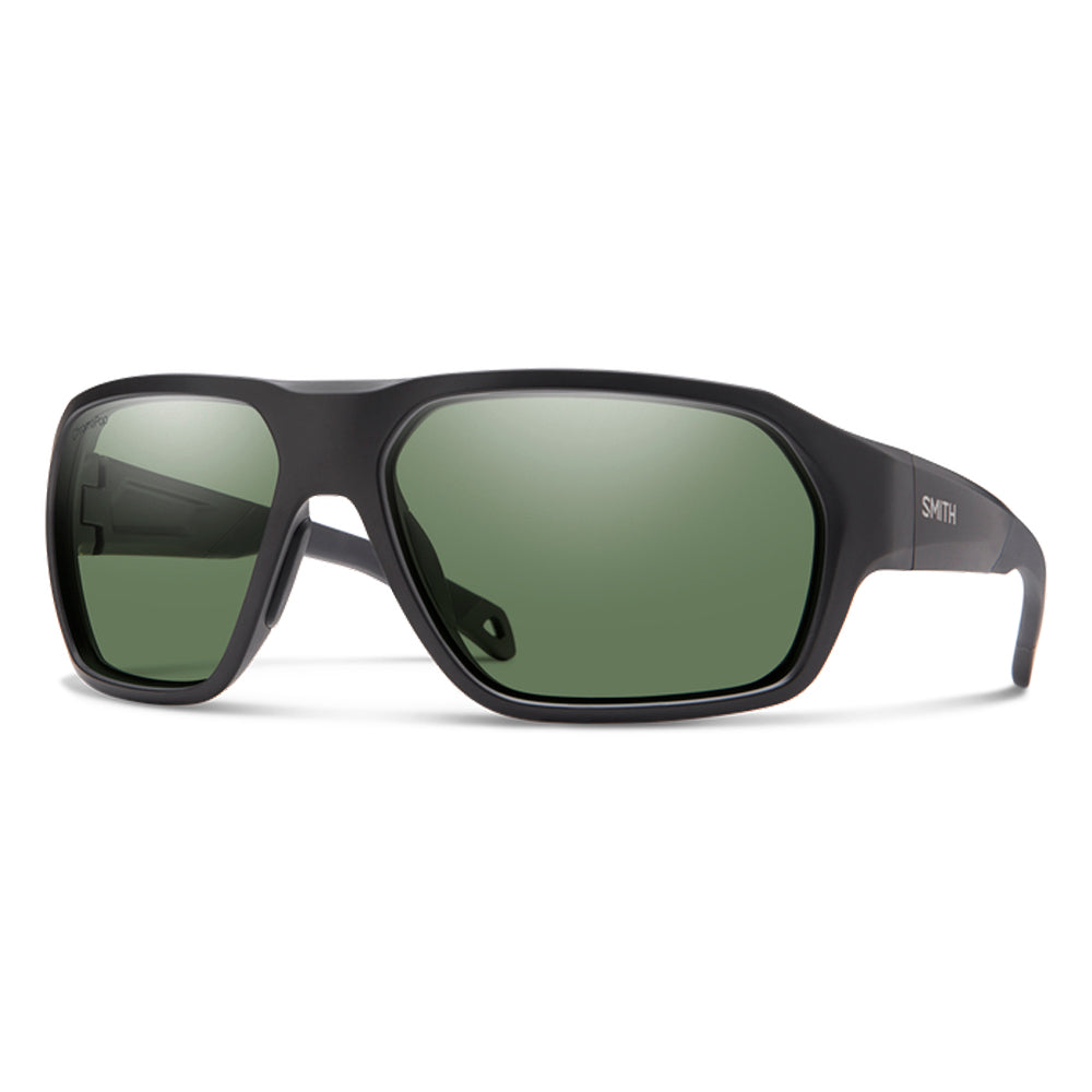 Smith Deckboss Polarized Sunglasses MatteBlack GrayGreen