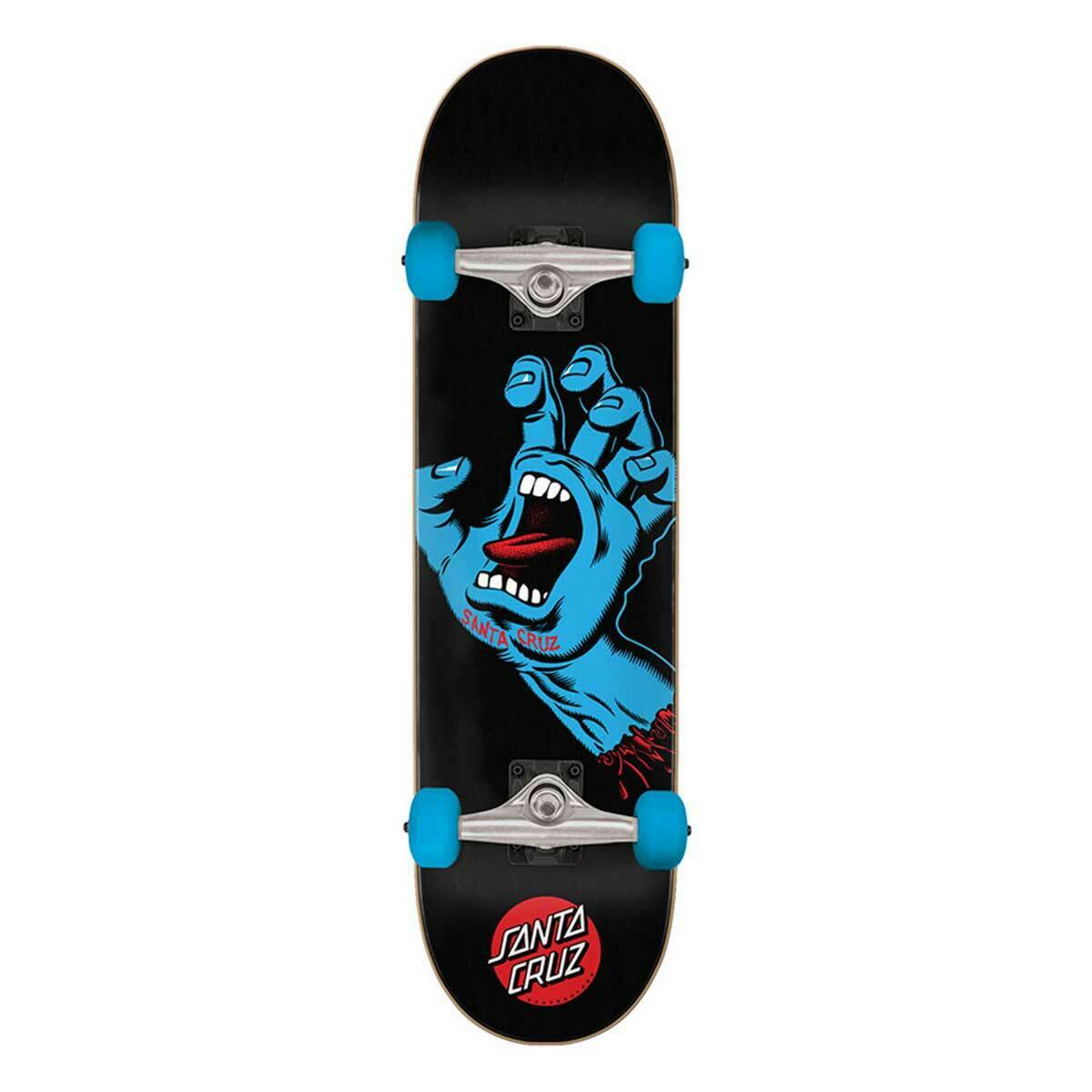 Santa Cruz Skateboards Screaming Hand Complete BLK/BLU 8.0"