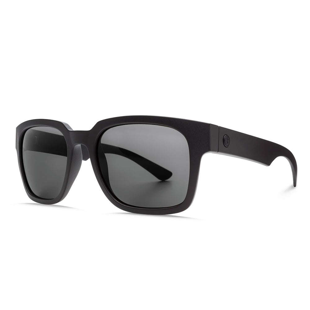 Electric Zombie S Sunglasses  Matte Black Ohm Grey Square