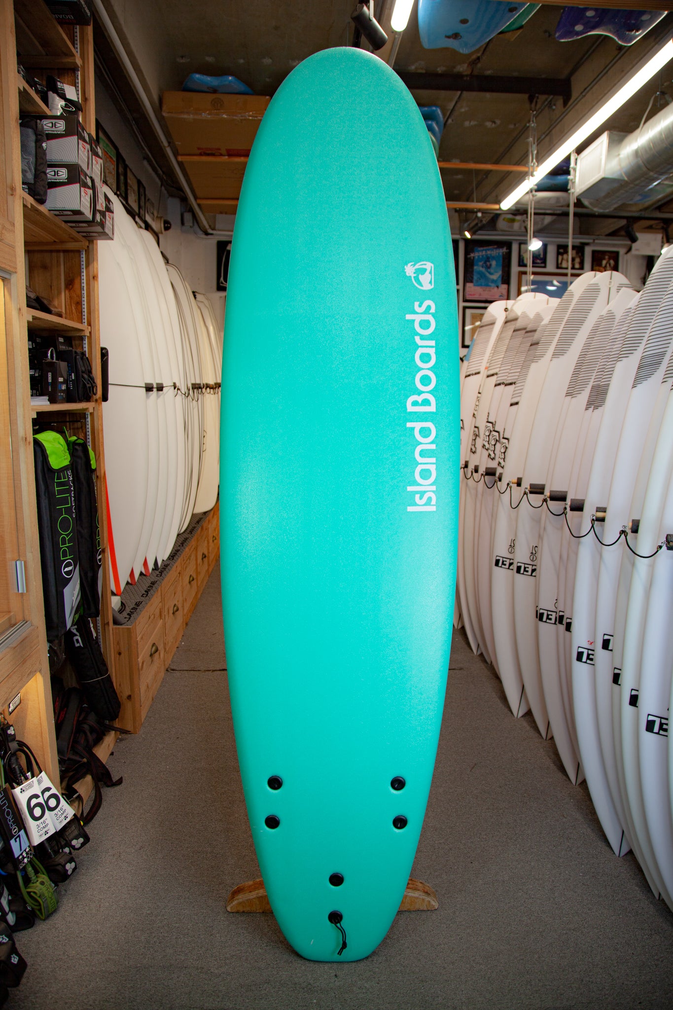 Island Water Sports Classic Softtop Surfboard Turquoise 8ft0in