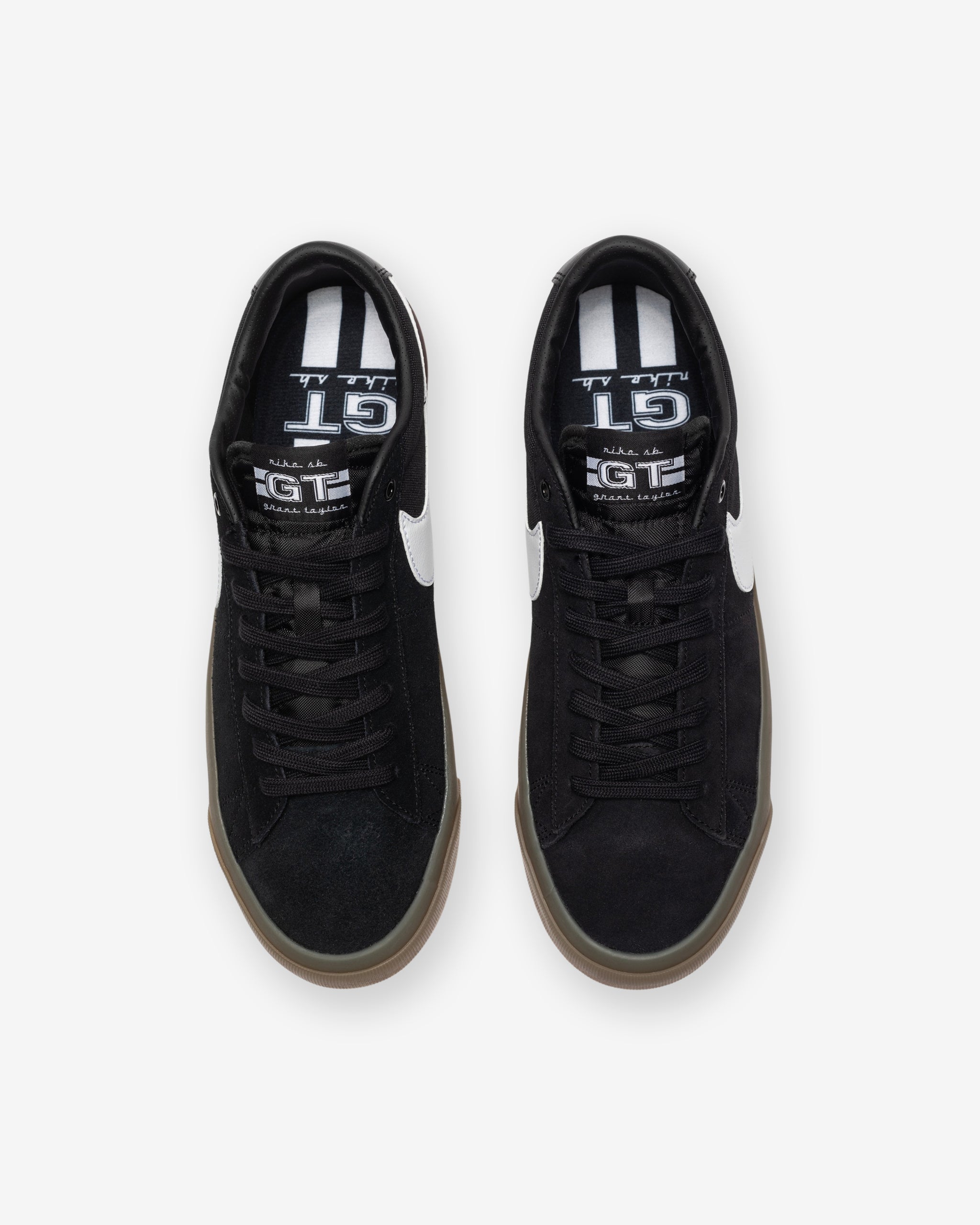Nike SB Zoom Blazer Low Pro GT 004-Black/White/Gum 8.5