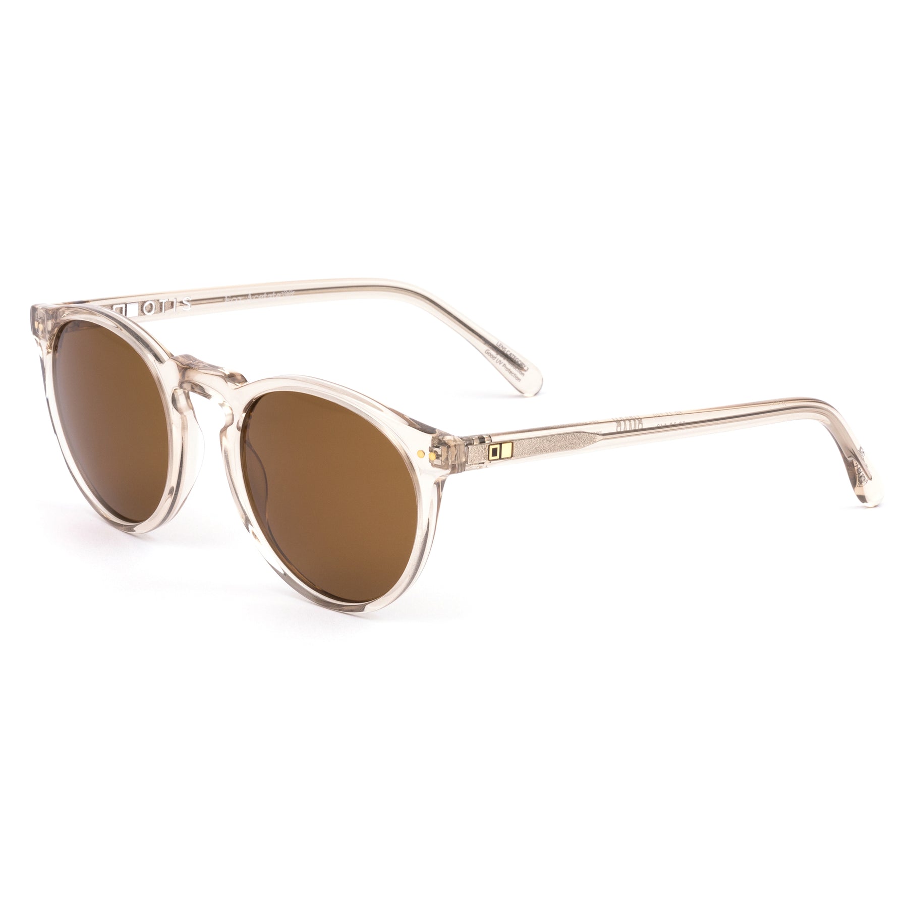 Otis Omar X Sunglasses EcoCrystalSand BrownPolar Round