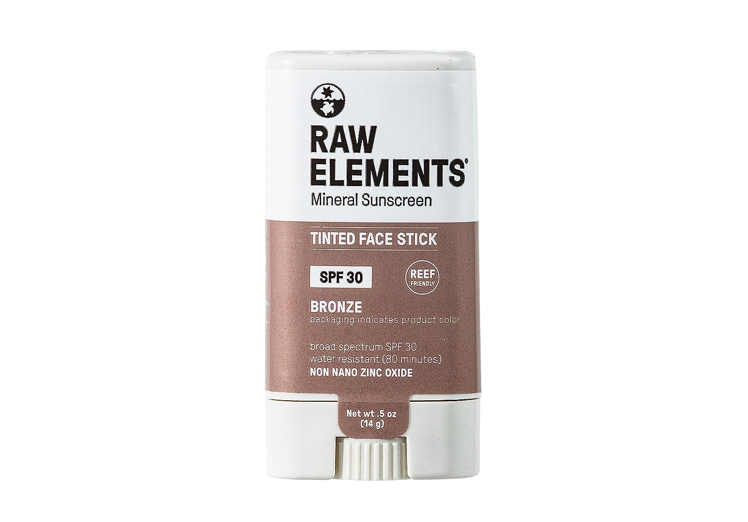 Raw Elements Tinted Face Stick .5oz - Bronze