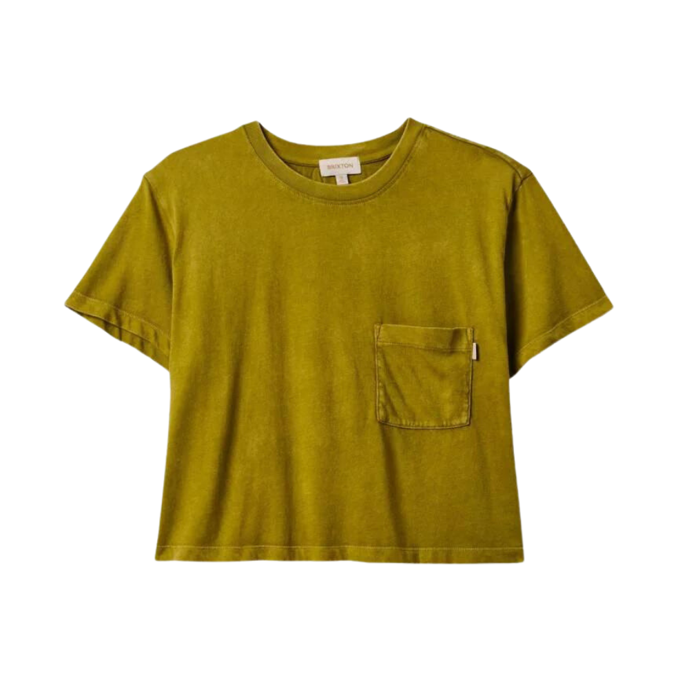 Brixton Carefree Pocket Tee Moss XS