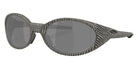 Oakley EyeJacket Polarized Sunglasses MatteGreyInkFingerPrint PrizmBlack