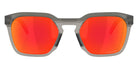 Oakley HSTN Square Sunglasses MatteGreySmoke PrizmRuby