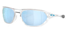 Oakley Cage Jacket Polarized Sunglasses MatteClear PrizmDeepWater