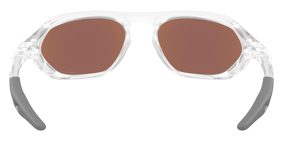 Oakley Cage Jacket Polarized Sunglasses MatteClear PrizmDeepWater