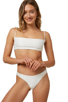 O'Neill Saltwater Solids Textured Bralette Top White S