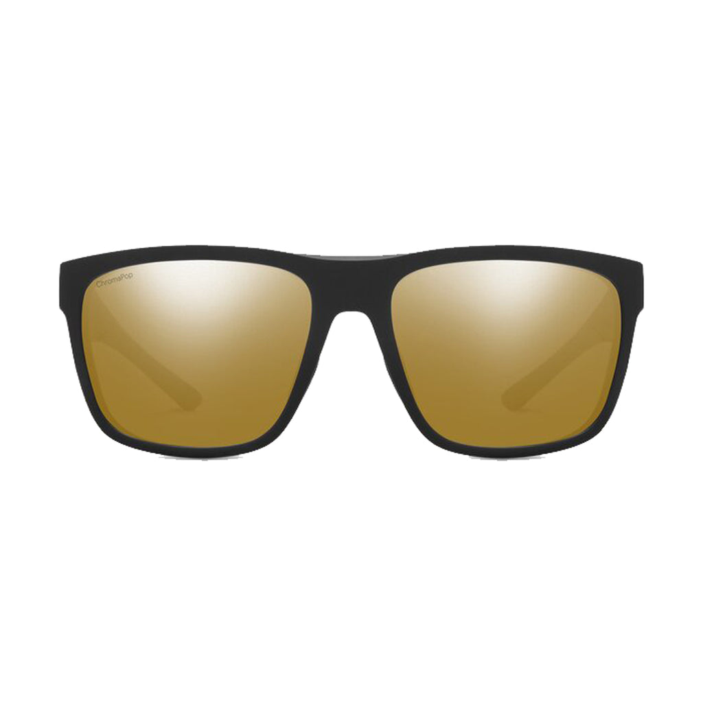 Smith Barra Polarized Sunglasses MatteBlack BronzeMirror Chromapop