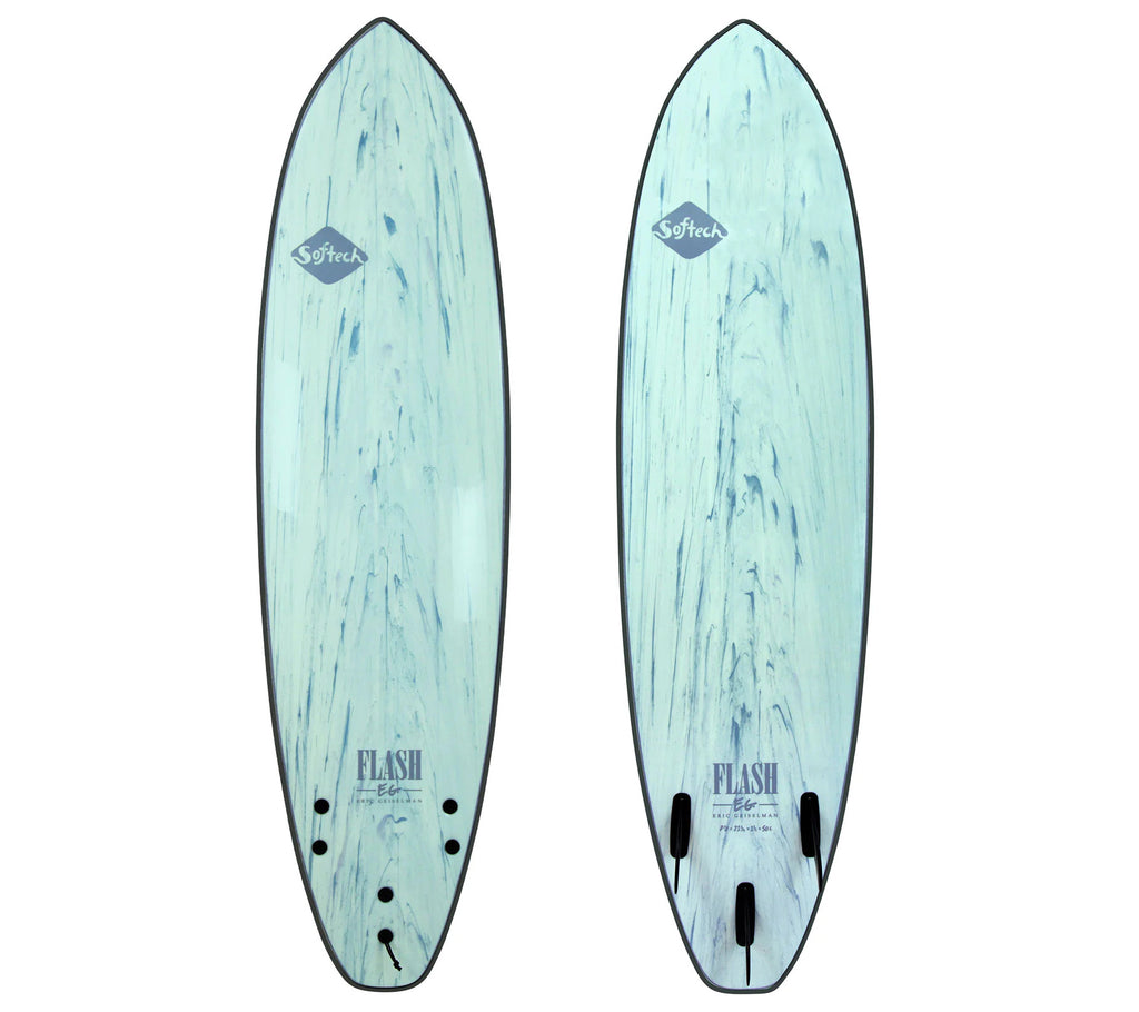 Softech Flash Eric Geiselman Soft Surfboard Mint Marble 5ft0in