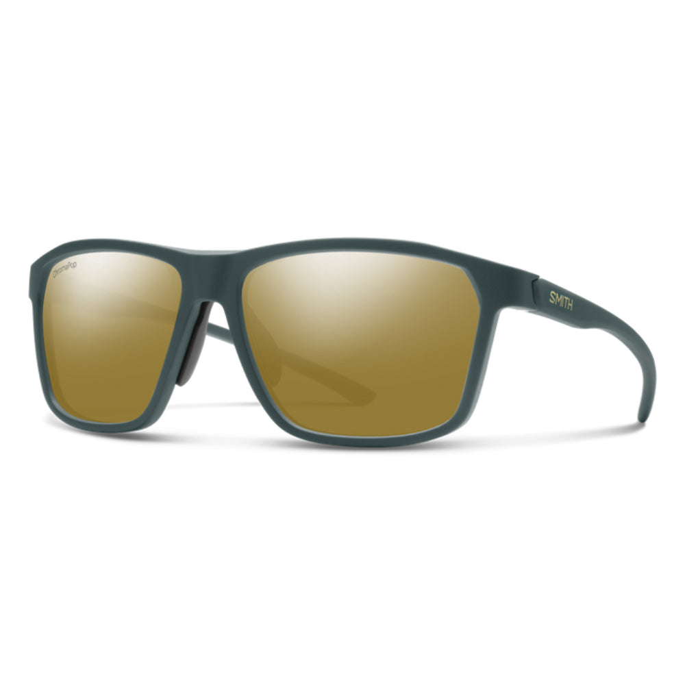 Smith Pinpoint Poalrized Sunglasses- Matte Spruce || ChromaPop Polarized Bronze Mirror