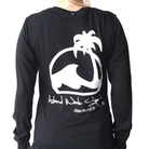 Island Water Sports Script L/S Tee Black-White S