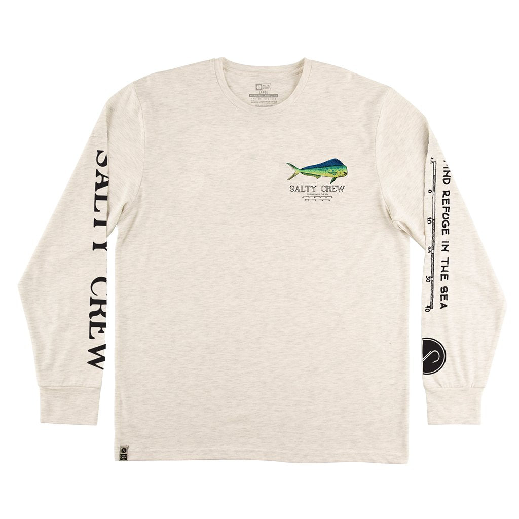 Salty Crew Angry Bull L/S Tech Tee White M