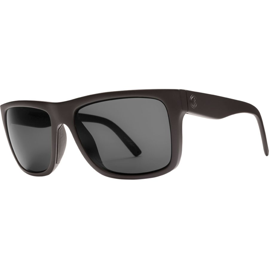 Electric Swingarm Polarized Sunglasses Matte-Black Ohm-Bronze Square
