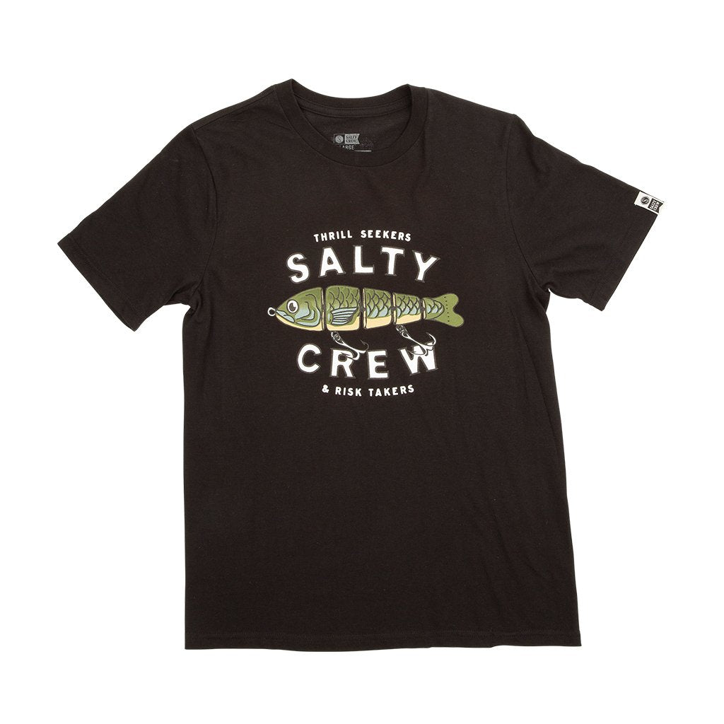 Salty Crew Paddle Tail Boys SS Tee Black L