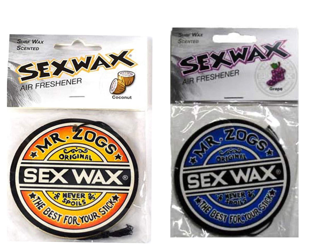 Sex Wax Air Freshener 2-Pack Coconut, Grape