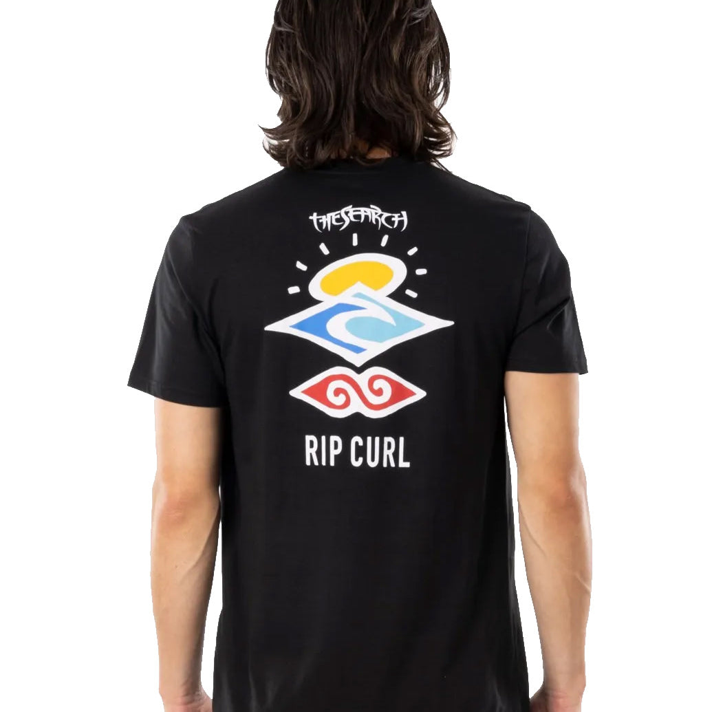 Rip Curl Search Icon SS Tee Black S