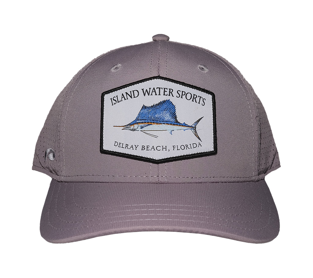 Island Water Sports Delray Beach Perforated Hat Marlin Steel