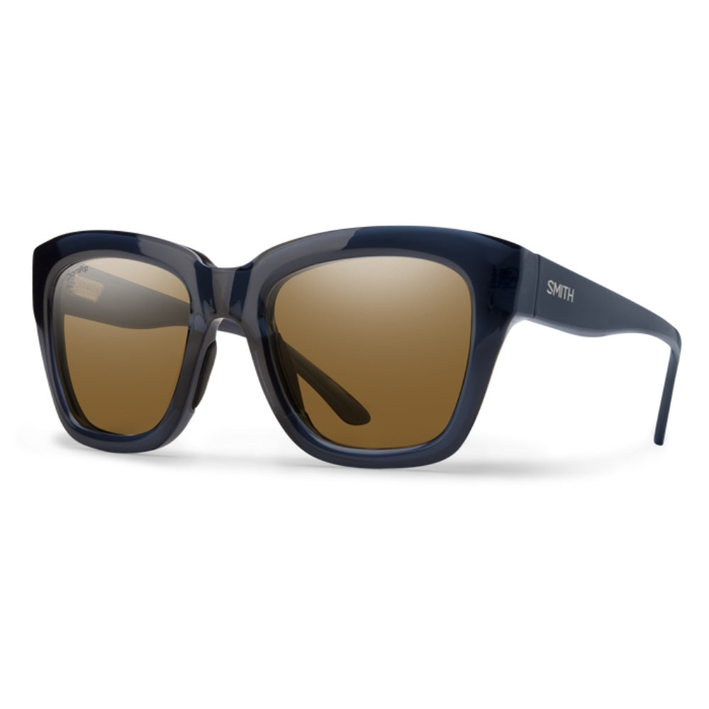 Smith Sway Polarized Sunglasses French Navy Crystal Brown