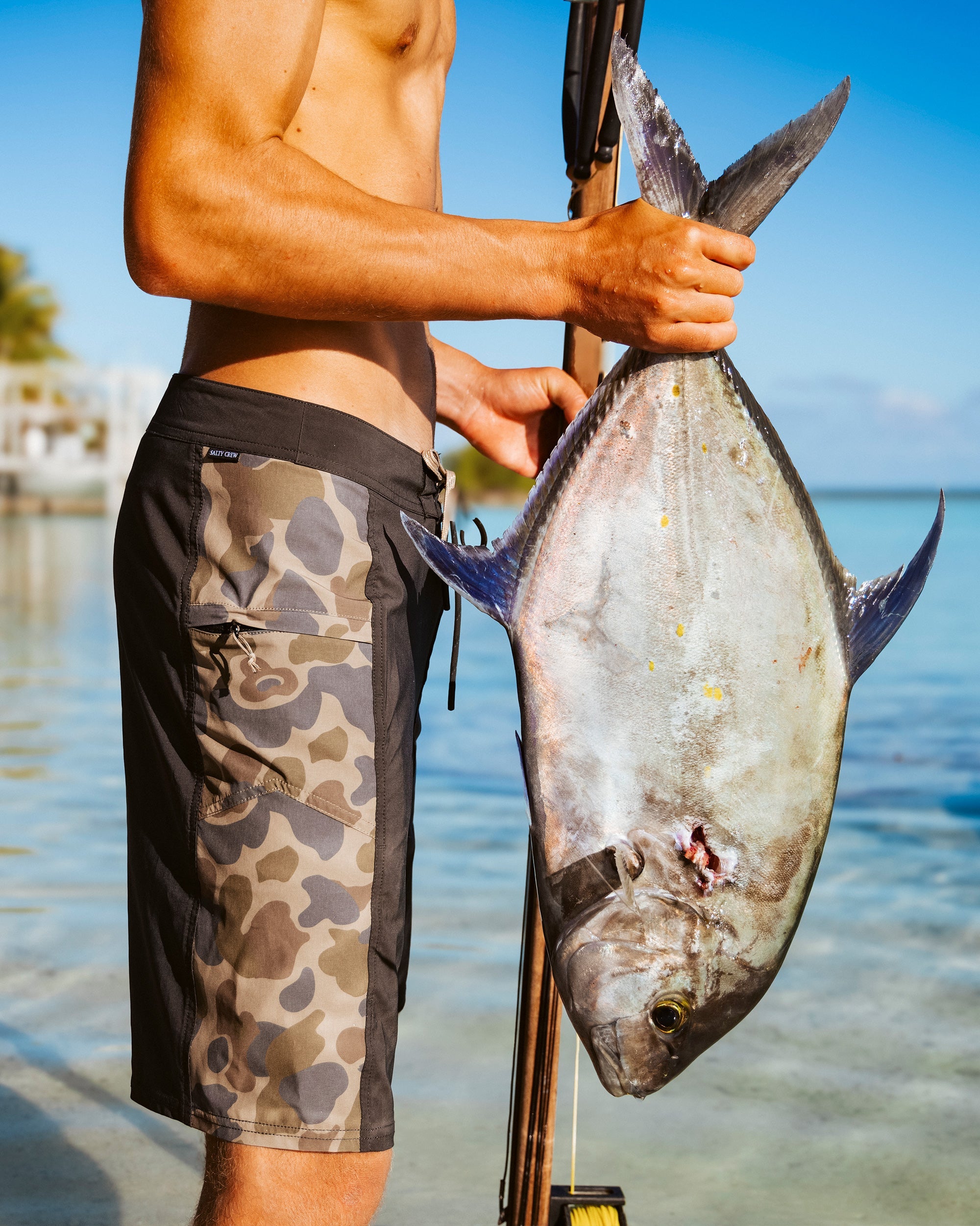 SALTY CREW FLAGSHIP BOARDSHORT SandCamo 36