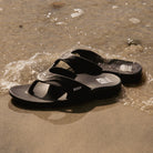 Reef Fanning H2O Mens Sandal Black-Silver 10