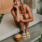 Reef Vista Capri Womens Sandal Lime Sherbet 10