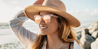 Blenders Grove Polarized Sunglasses GemstoneGal BE4106Peach/Champagne