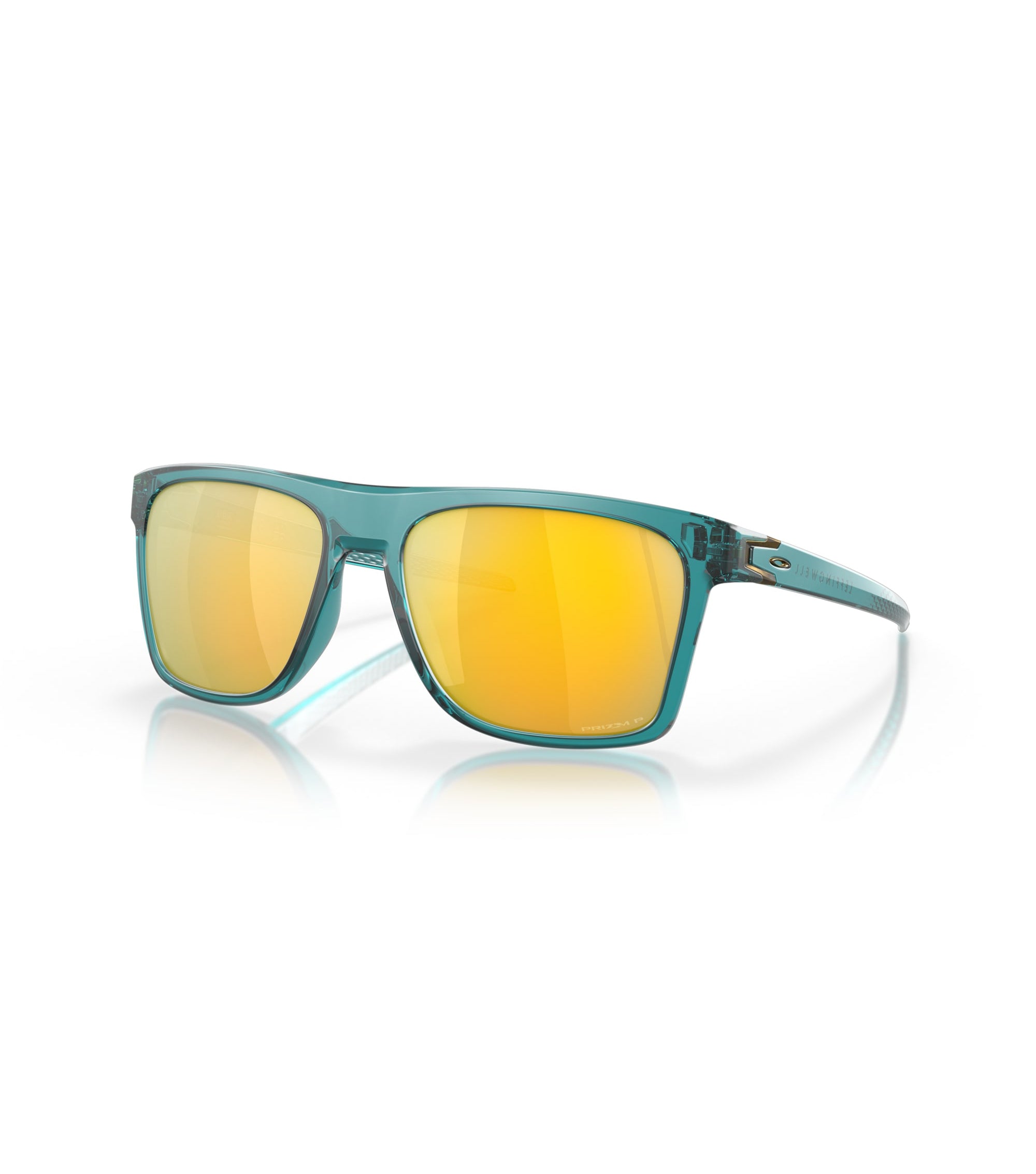 Oakley Leffingwell Polarized Sunglasses Matte Artic Surf Prizm24k