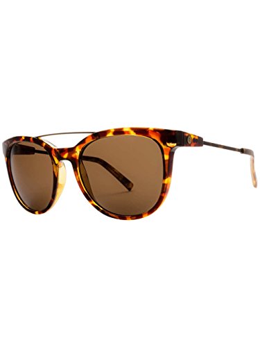 Electric Bengal Wire Polarized Sunglasses Gloss Tort Ohm Bronze Round