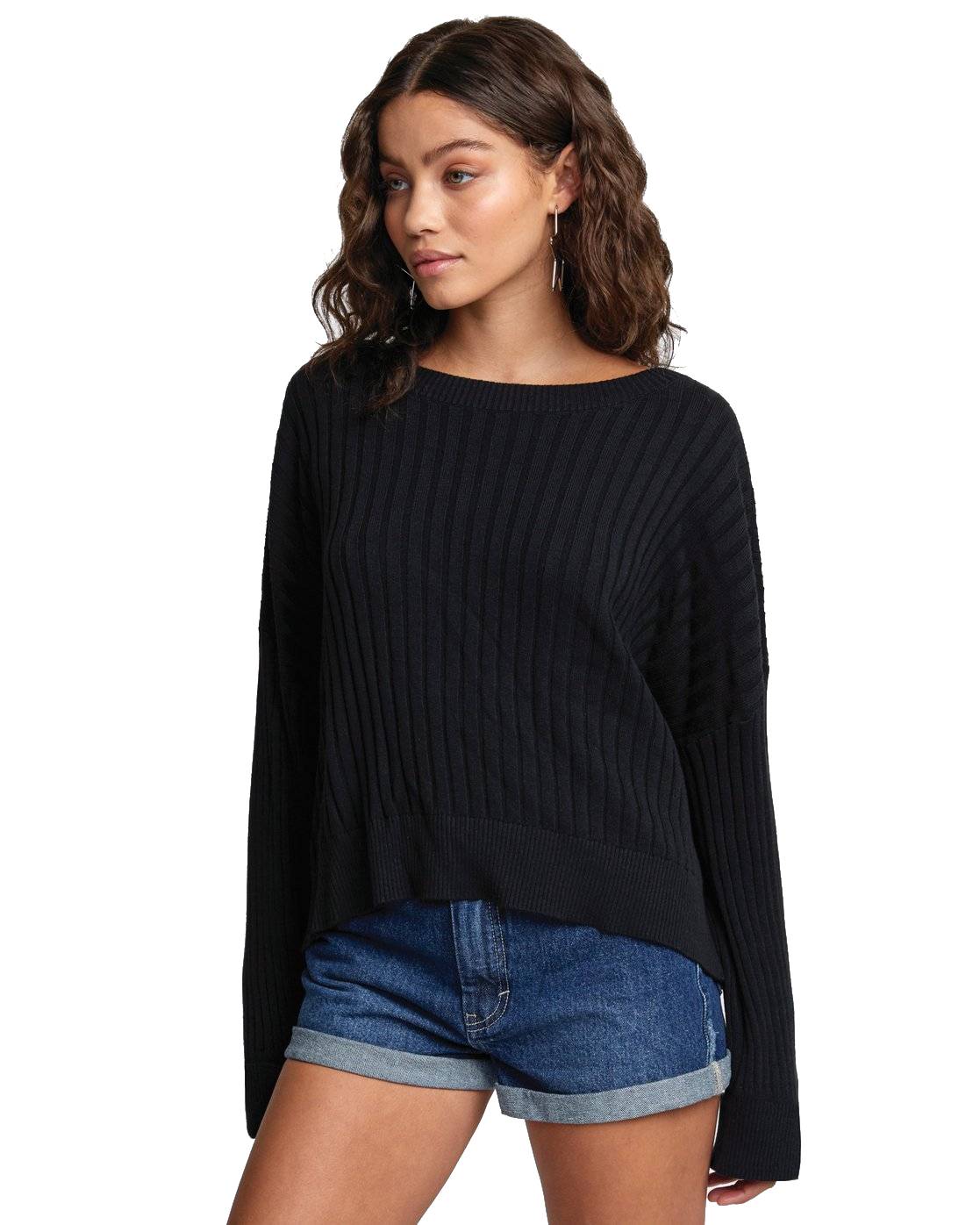 RVCA Sydney Sweater  BLK-Black S
