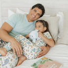 Emerson Manatee SS Pajama Set  White/Multi 6/7T