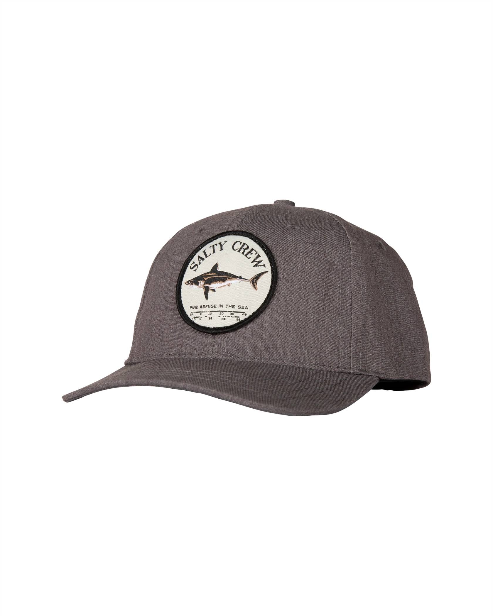 SALTY CREW BRUCE BOYS 6 PANEL HAT DarkHeatherGrey OS