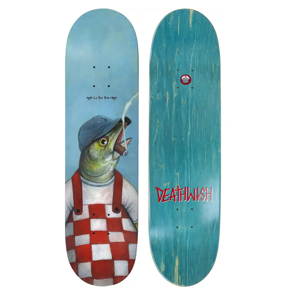 Deathwish Skateboards Bass Face Deck JF 8.0