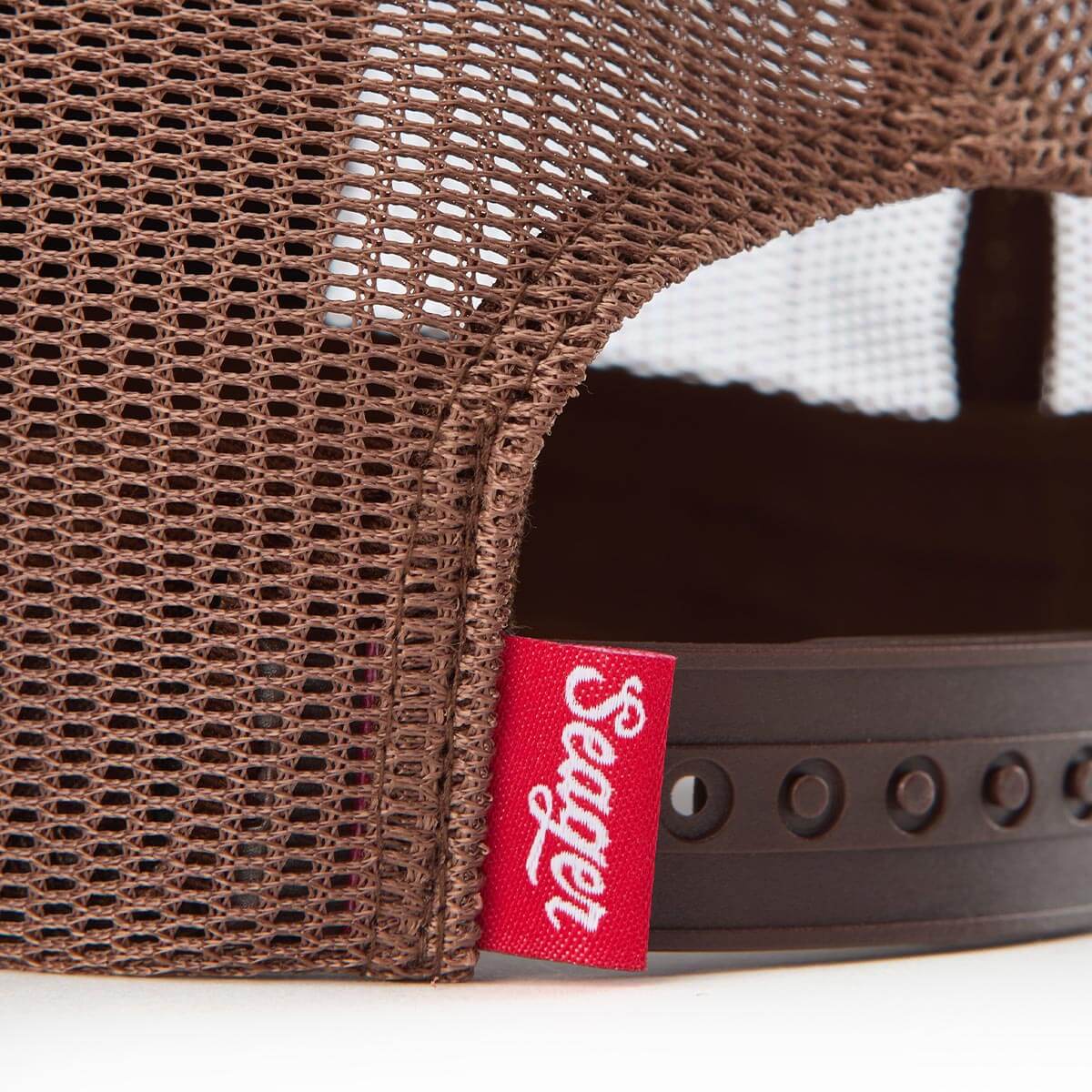 Seager Pocket Creep Trucker Hat  Brown OS