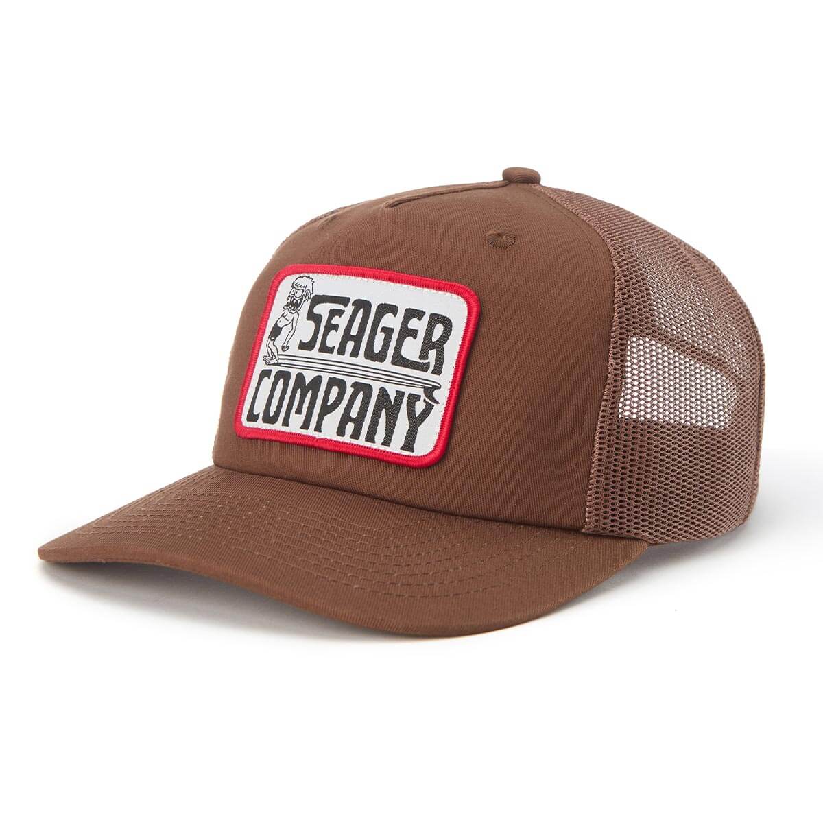 Seager Pocket Creep Trucker Hat  Brown OS
