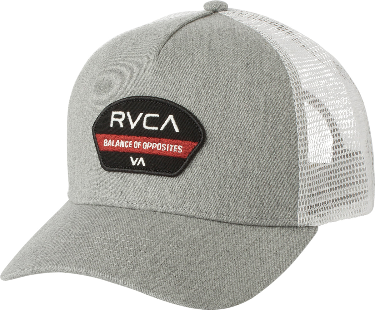 RVCA Trail Trucker Hat HGR-HeatherGrey OS
