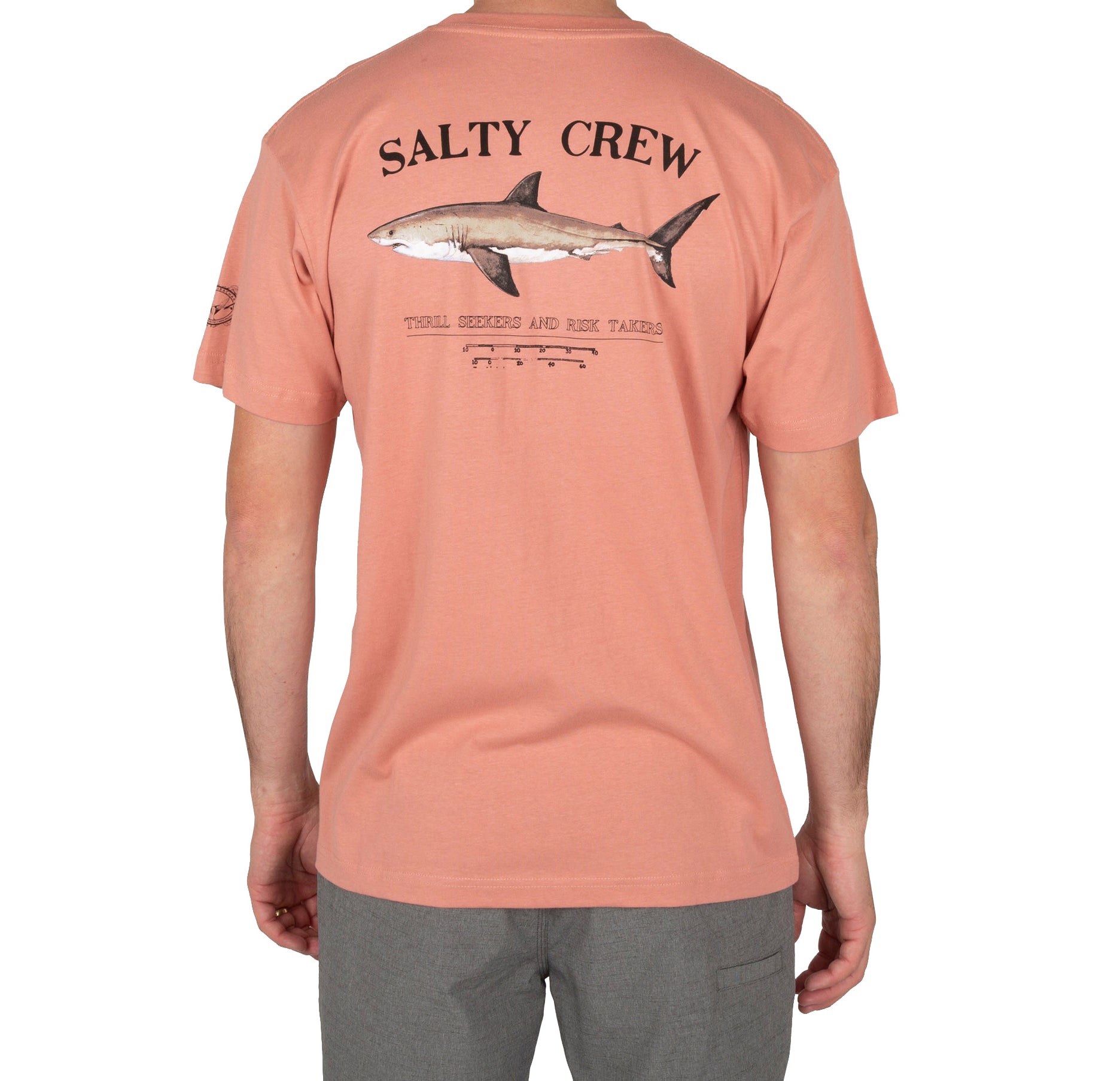 Salty Crew Bruce SS Tee Coral XXXL