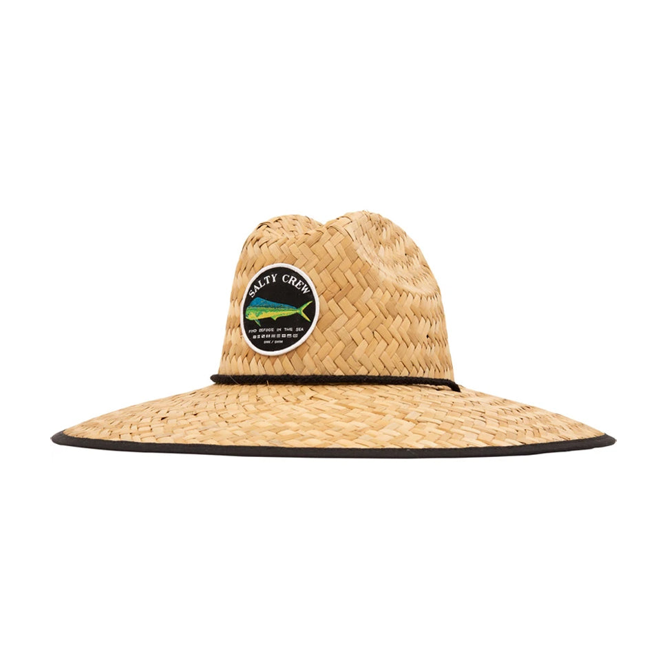Salty Crew Mahi Cover Up Straw Hat  Black OS