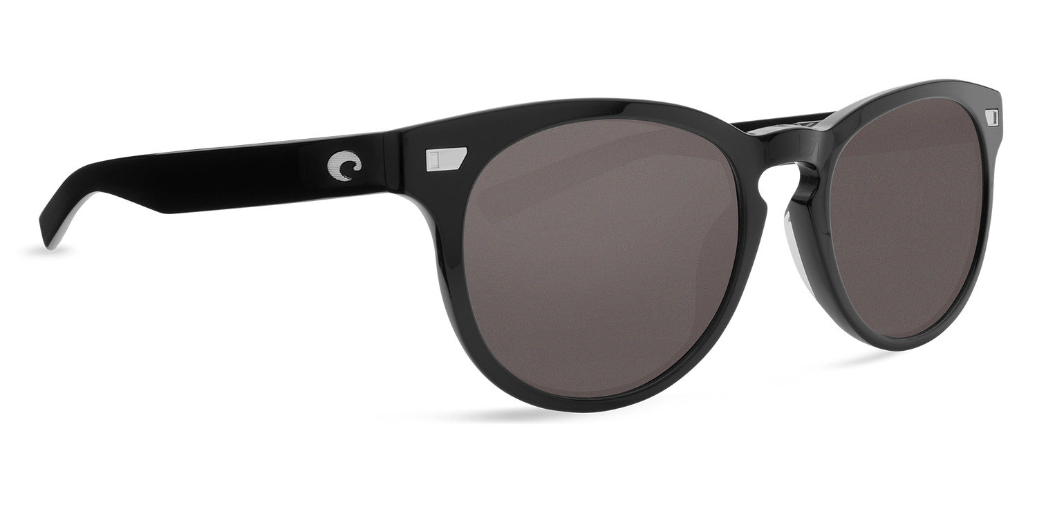 Costa Del Mar Del Mar Sunglasses ShinyBlack Grey 580G