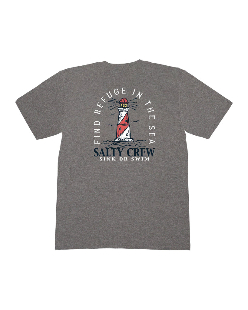Salty Crew Boys Outerbanks SS Tee AthleticHeather L